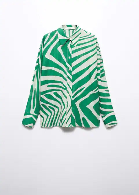 Printed cotton shirt