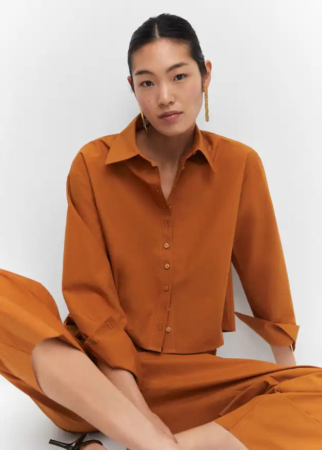 Long sleeve cotton t-shirt