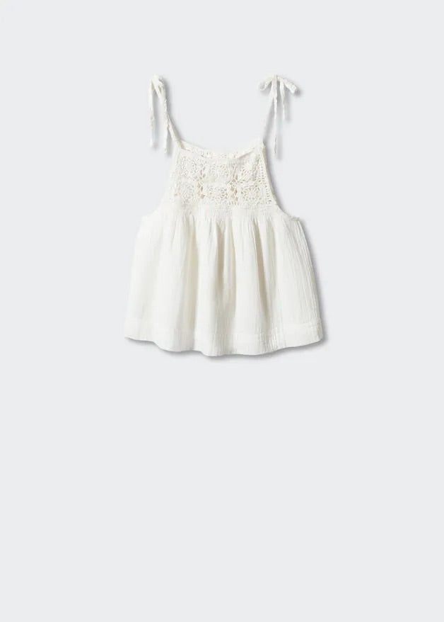 Crochet panel top