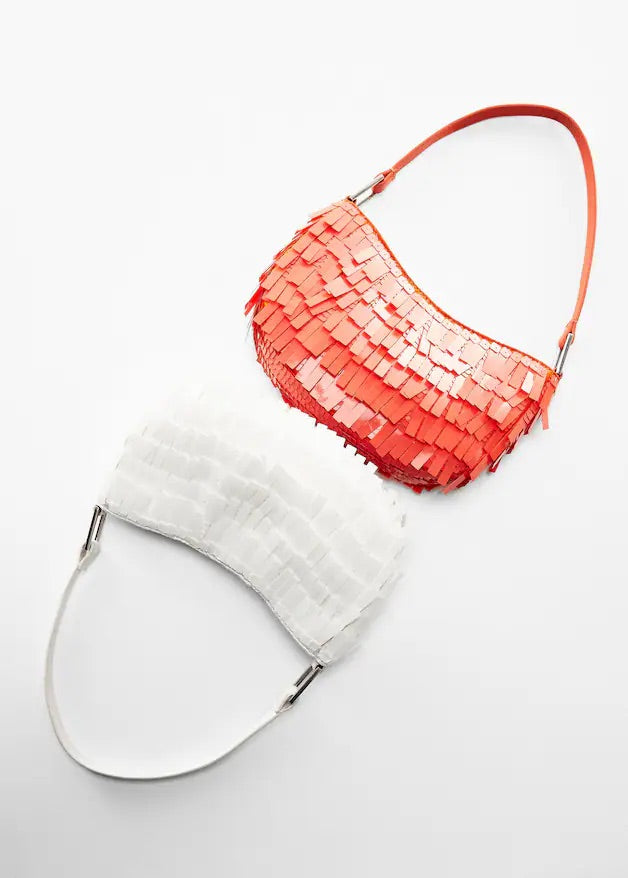 Fringed shoulder bag