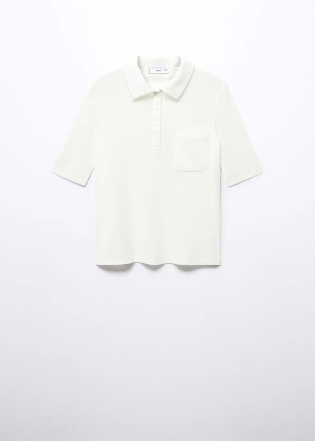 Patch pocket polo shirt