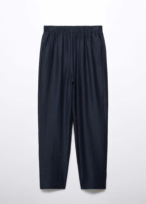 Satin lyocell pants