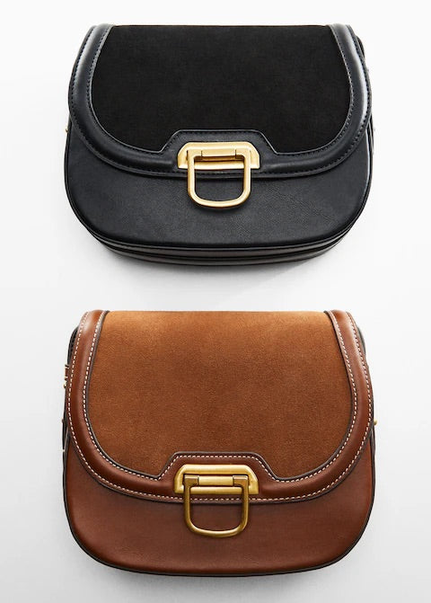 Adjustable shoulder strap buckle bag