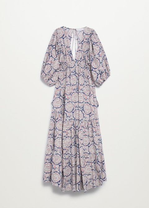 Printed maxi dress