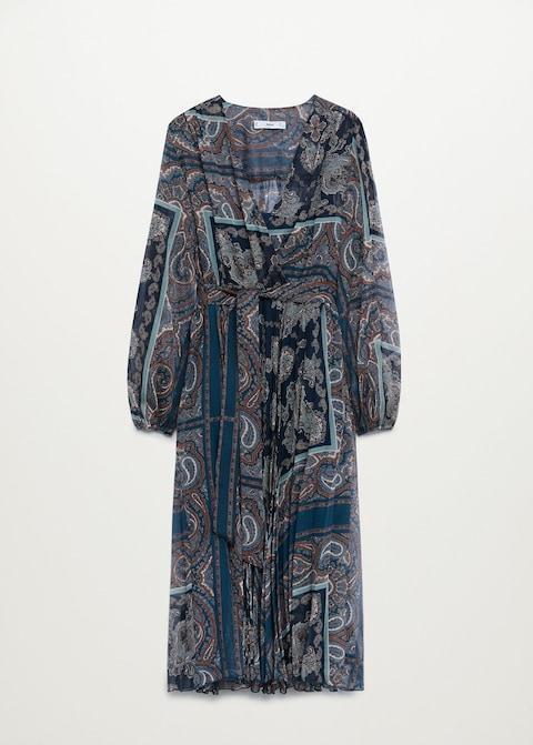 Flowy printed dress