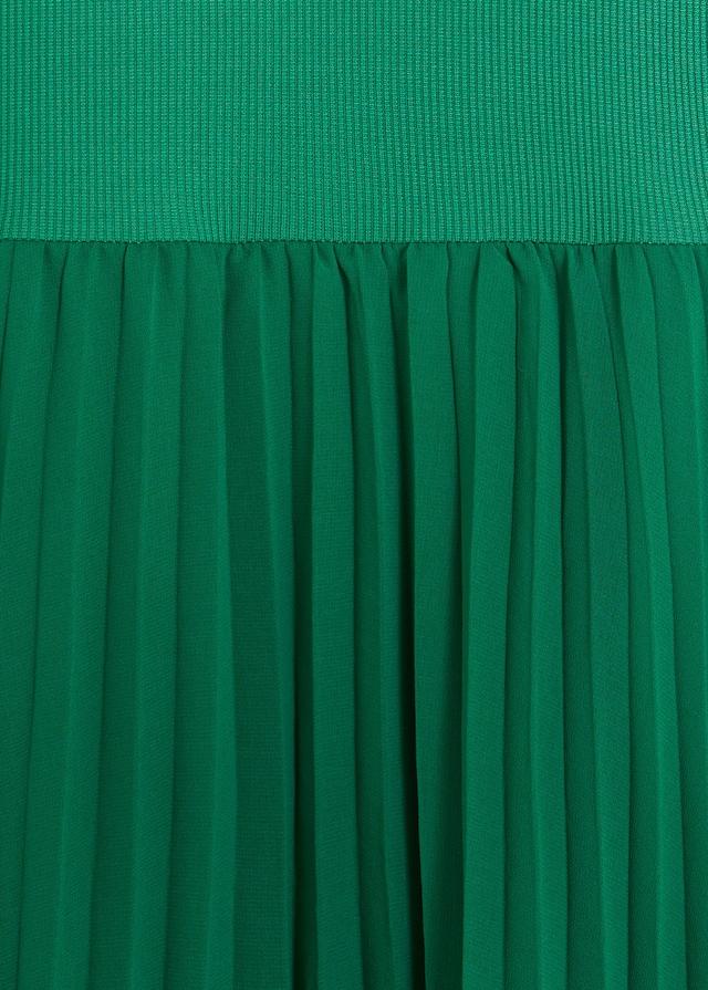 Pleated midi dress