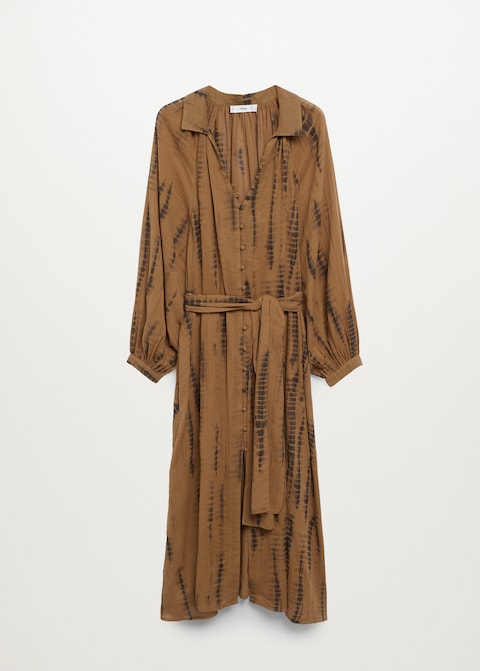 Cotton shirt dress