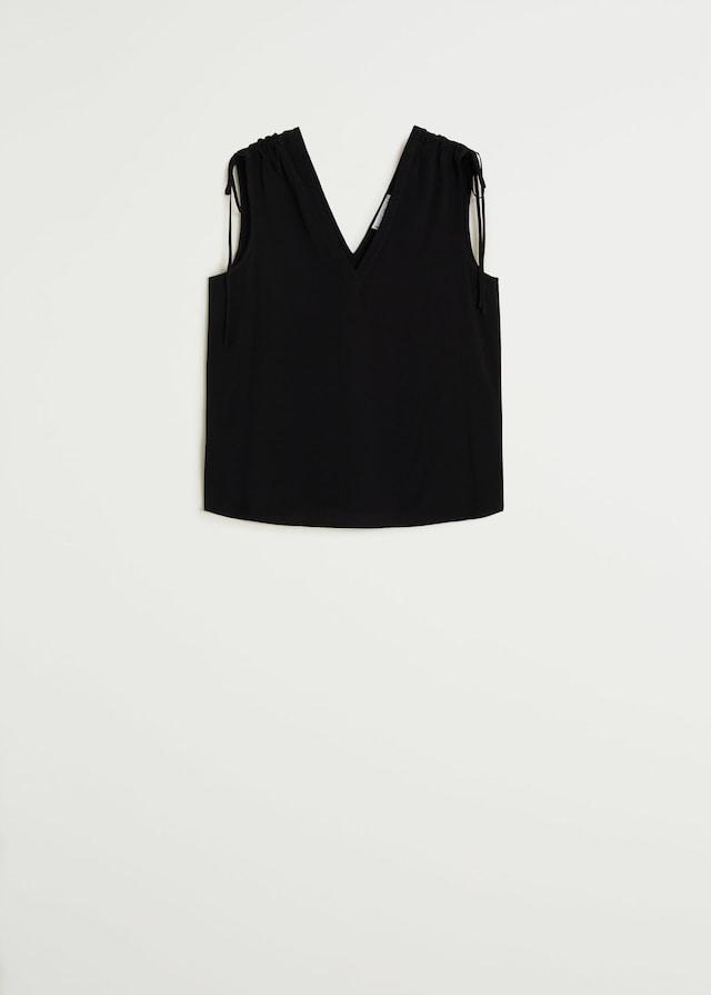 Ruched detail top