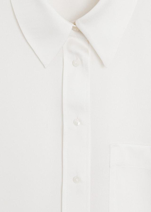 Satin pocket shirt