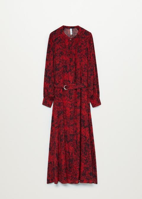 Flowy printed dress