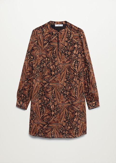 Flowy printed dress