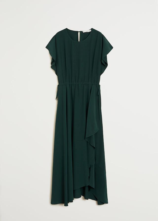 Ruffled midi dress