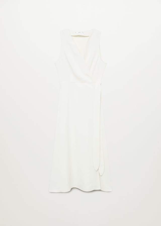Belt wrap dress