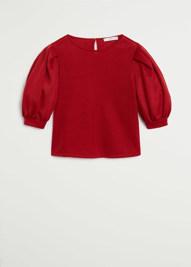 Puffed sleeves T-shirt