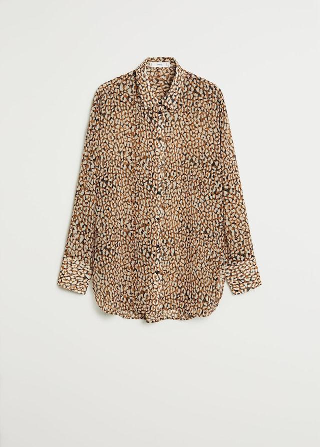 Printed flowy shirt