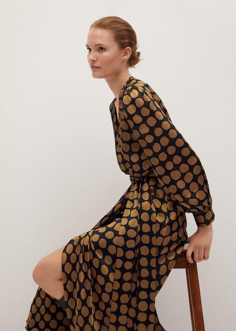 Geometric print dress