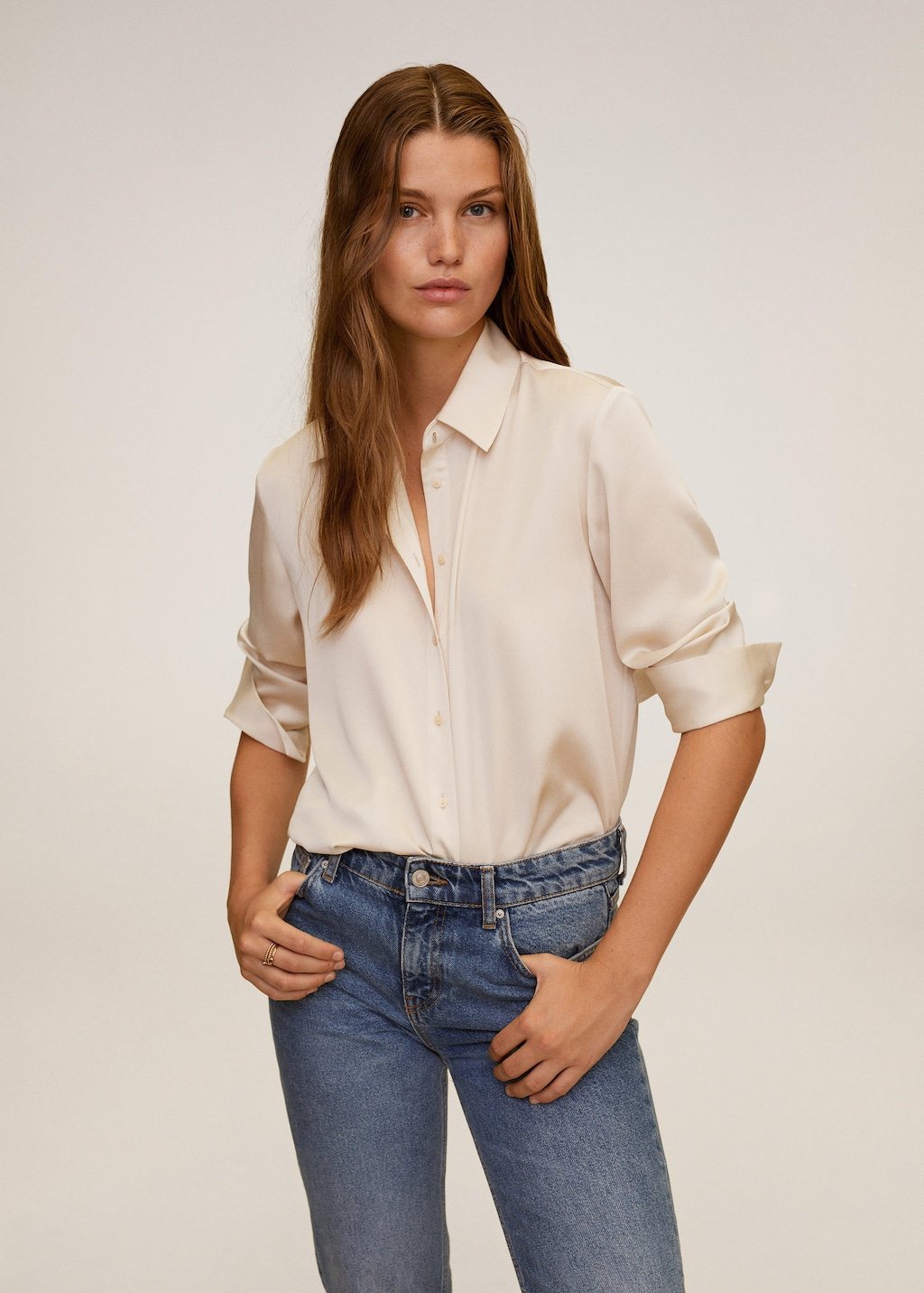 Satin shirt