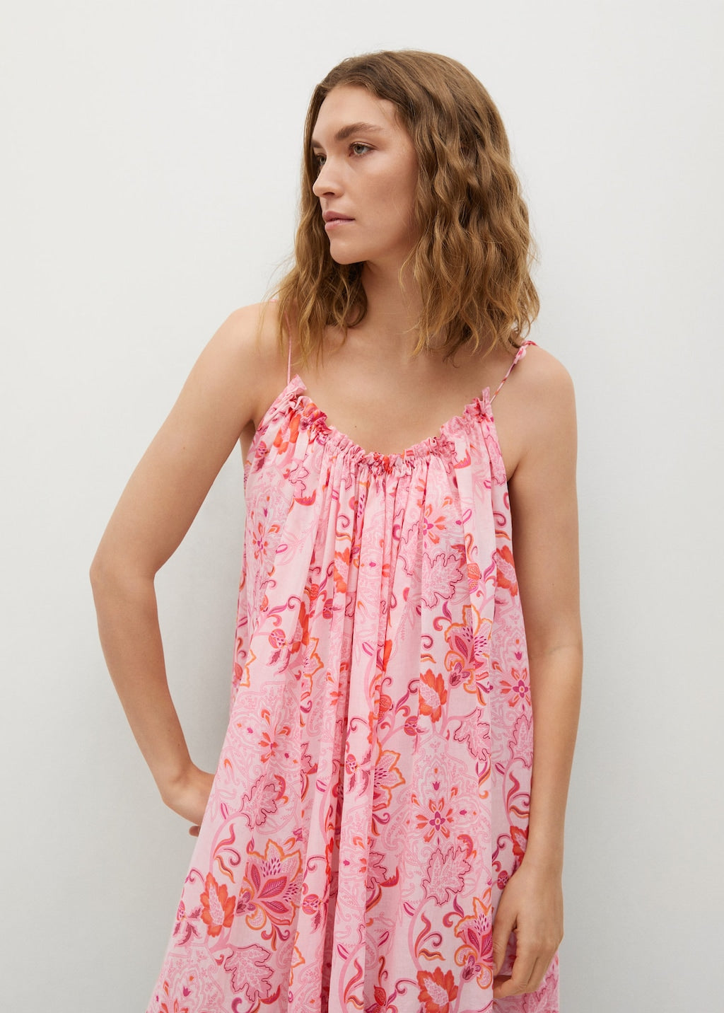 Printed maxi dress