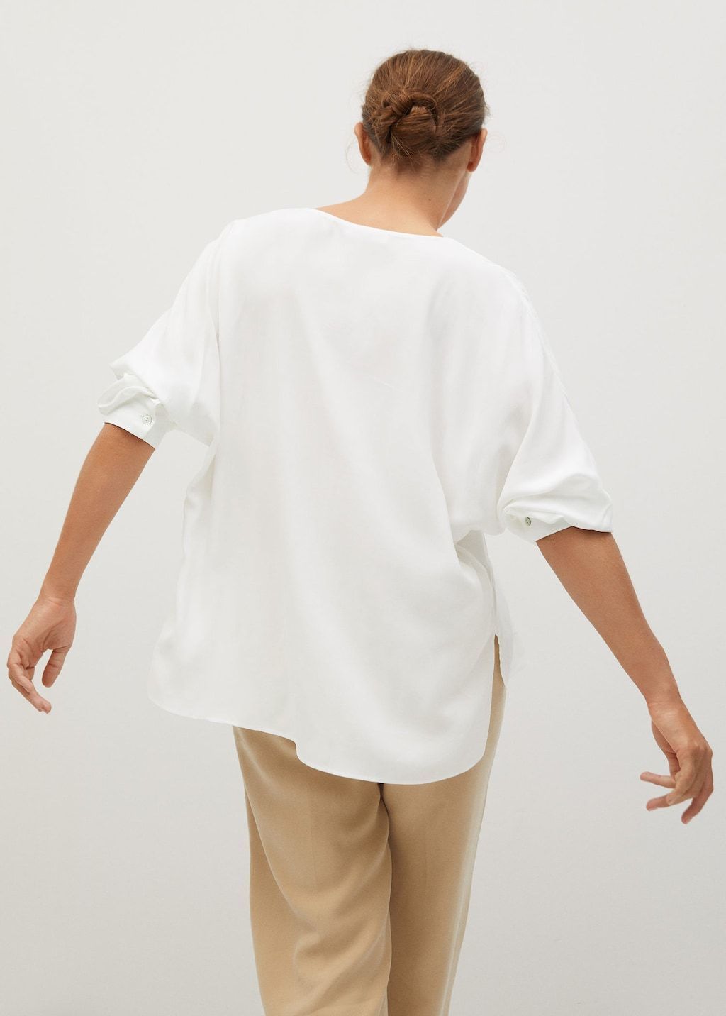 V-neck blouse