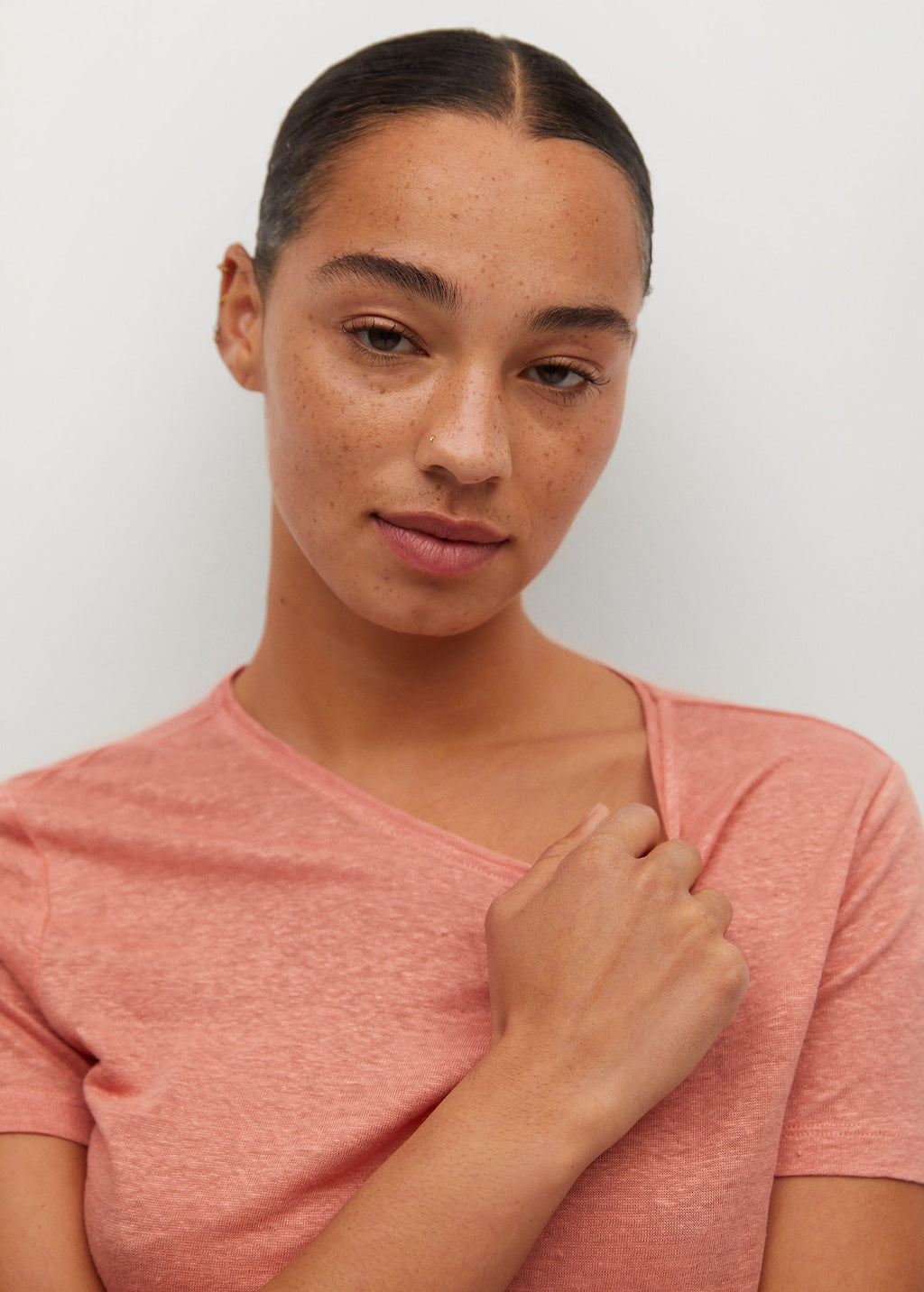100% linen t-shirt