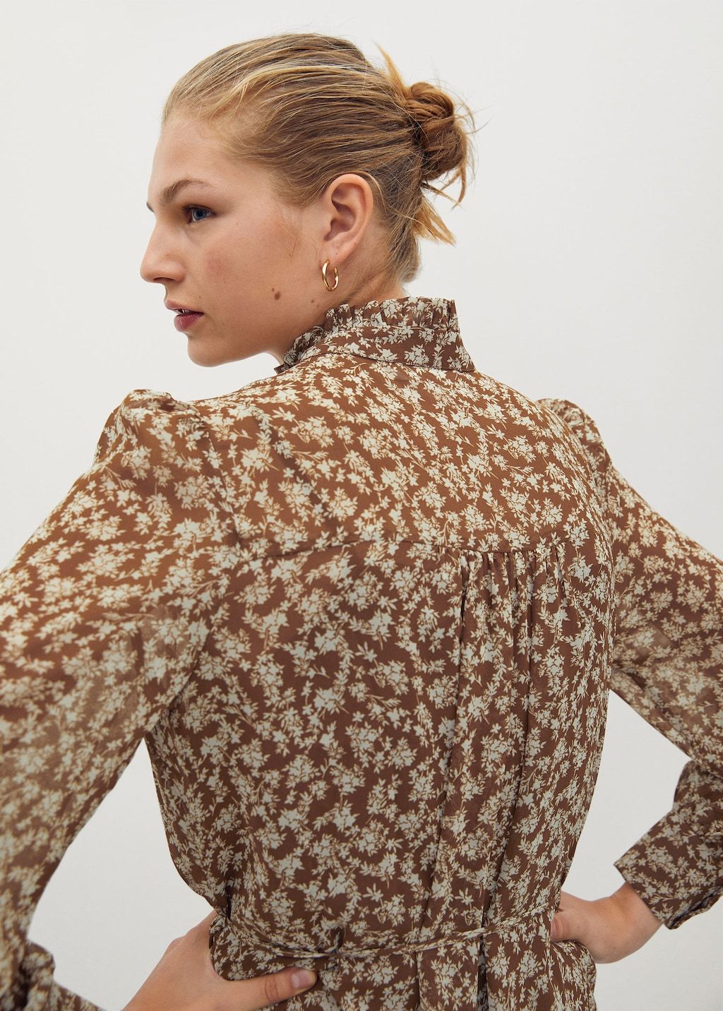 Flower print dress