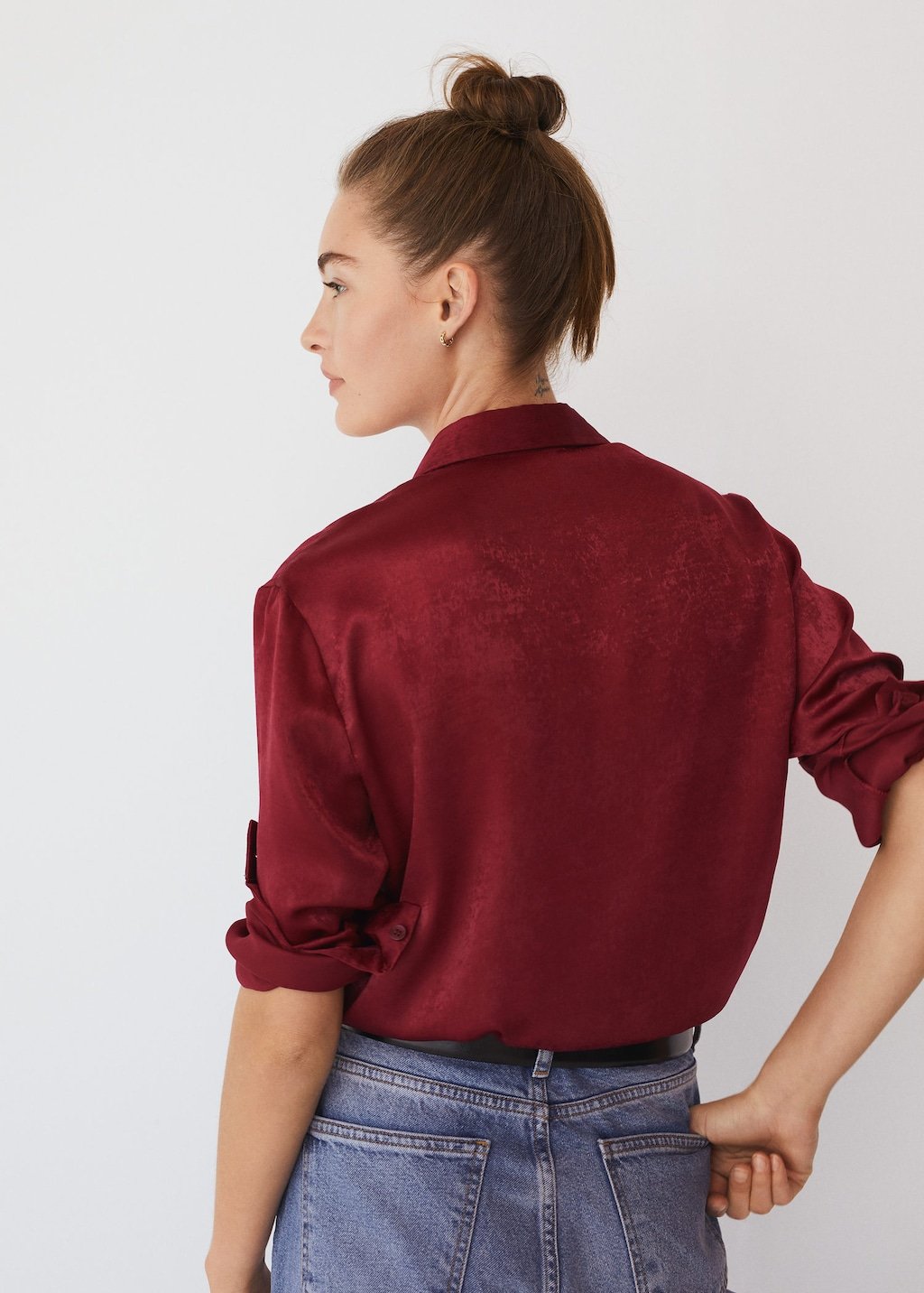 Satin shirt