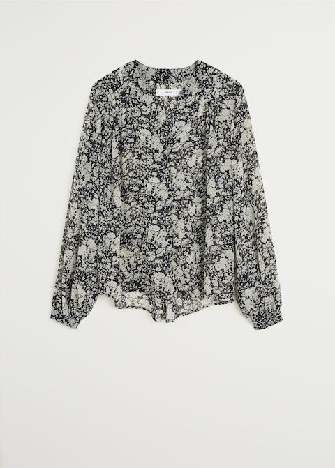 Flowy printed blouse