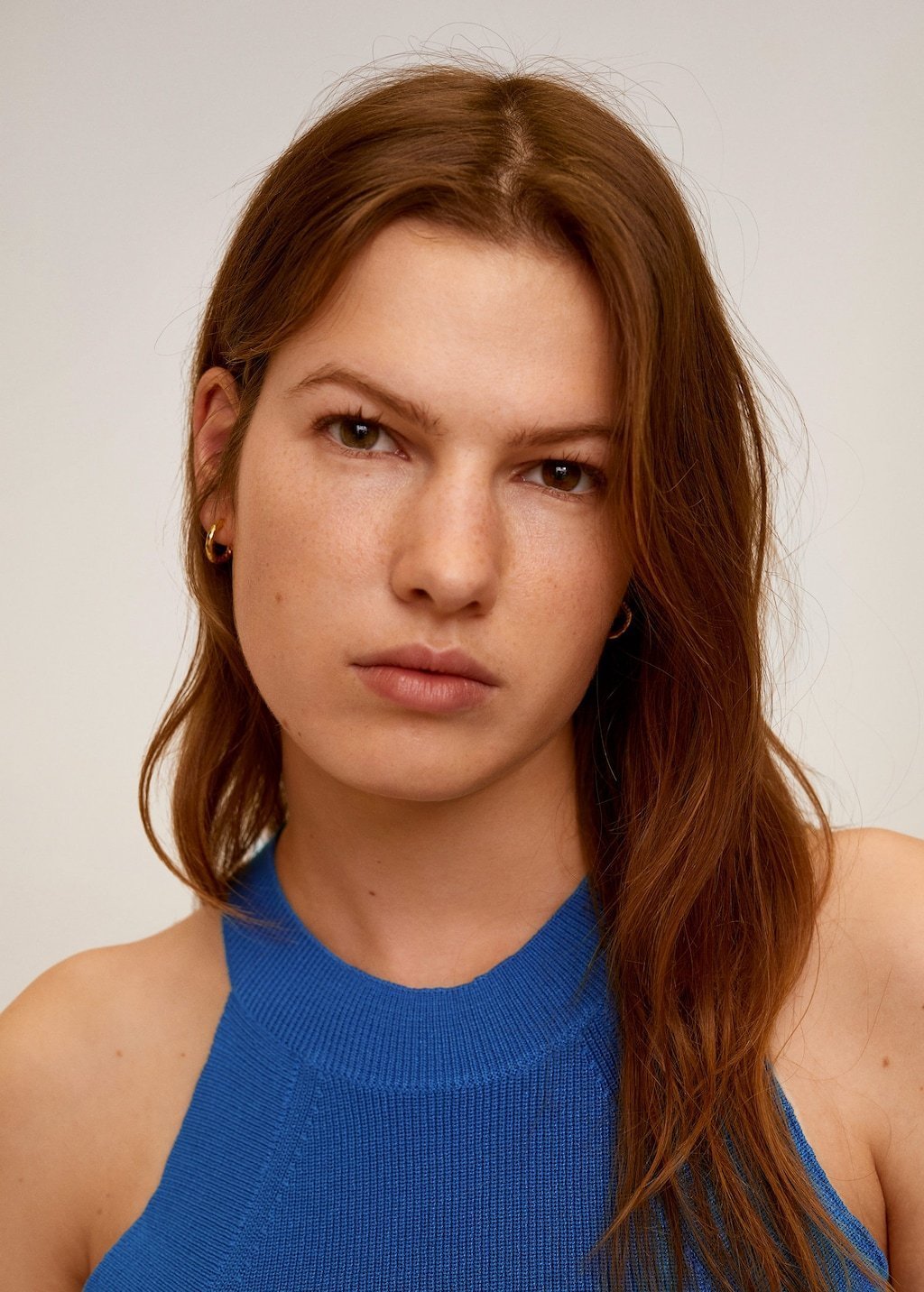 Knit halter top