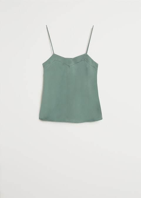 Satin top