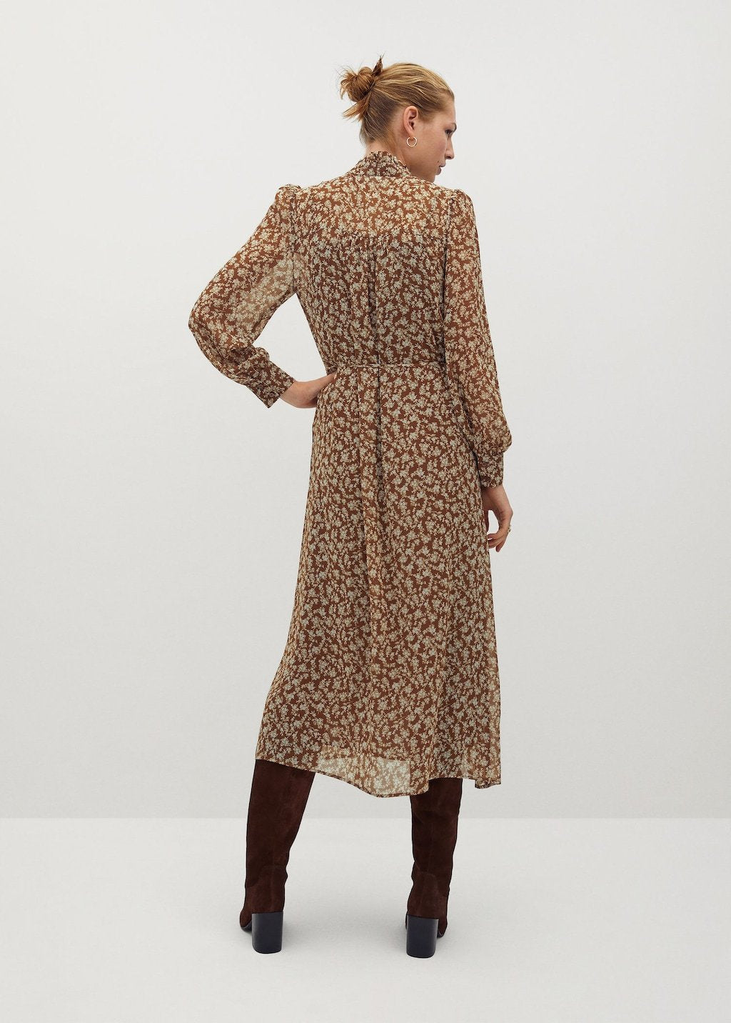 Flower print dress