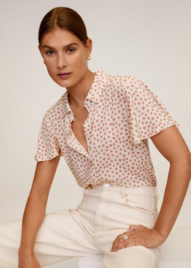 Floral print blouse