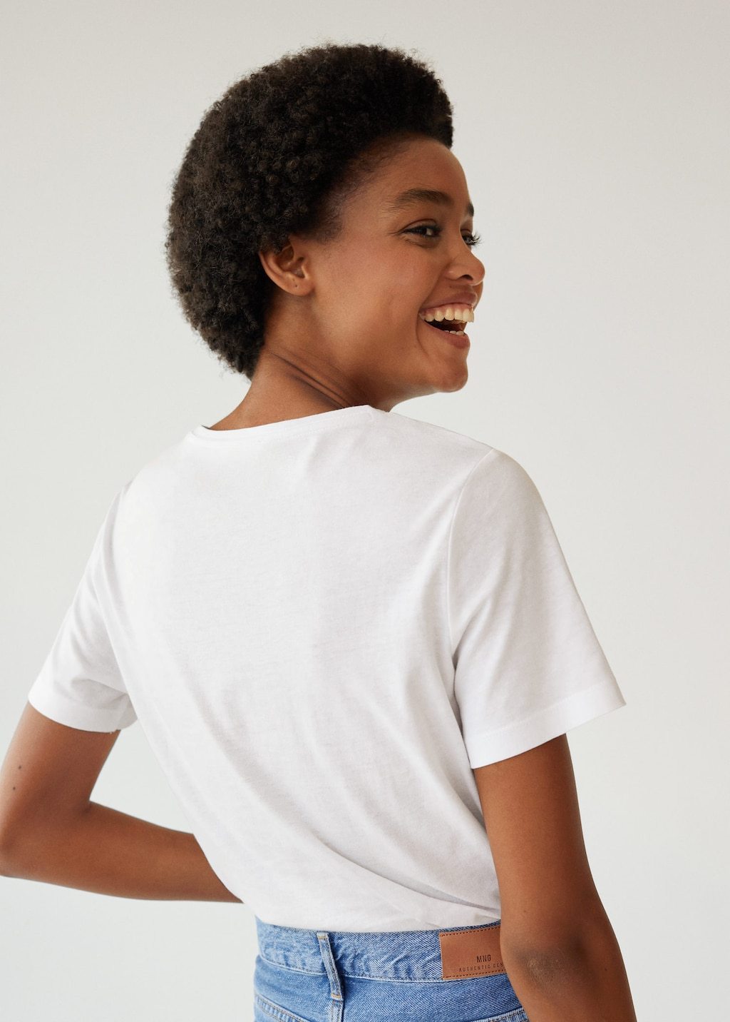 Essential cotton-blend T-shirt
