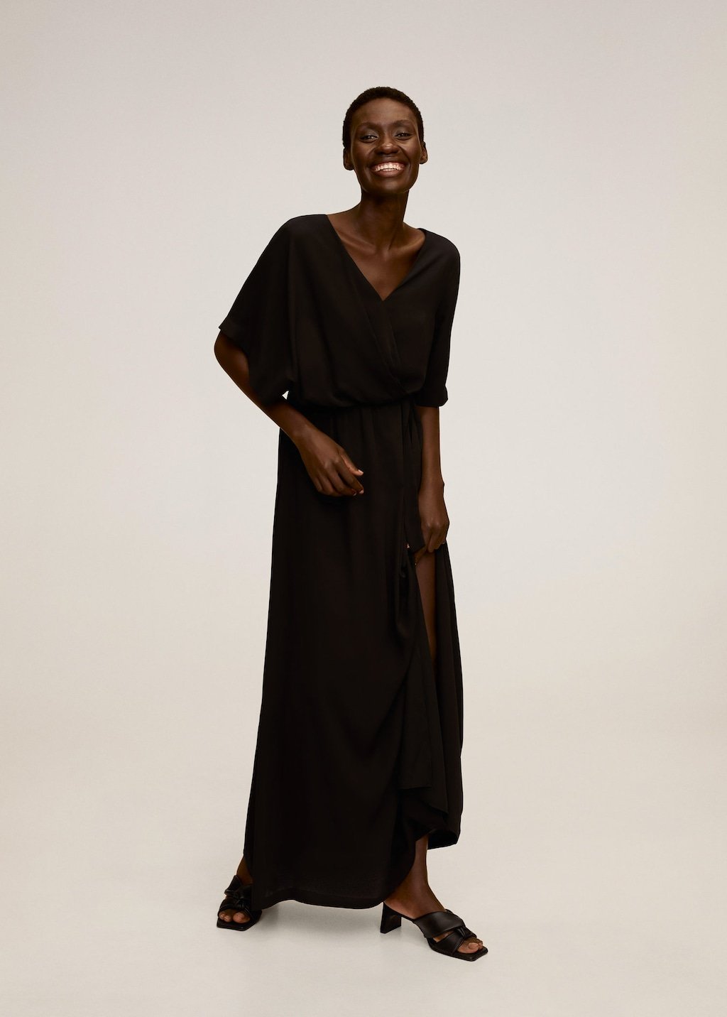 Wrapped gown