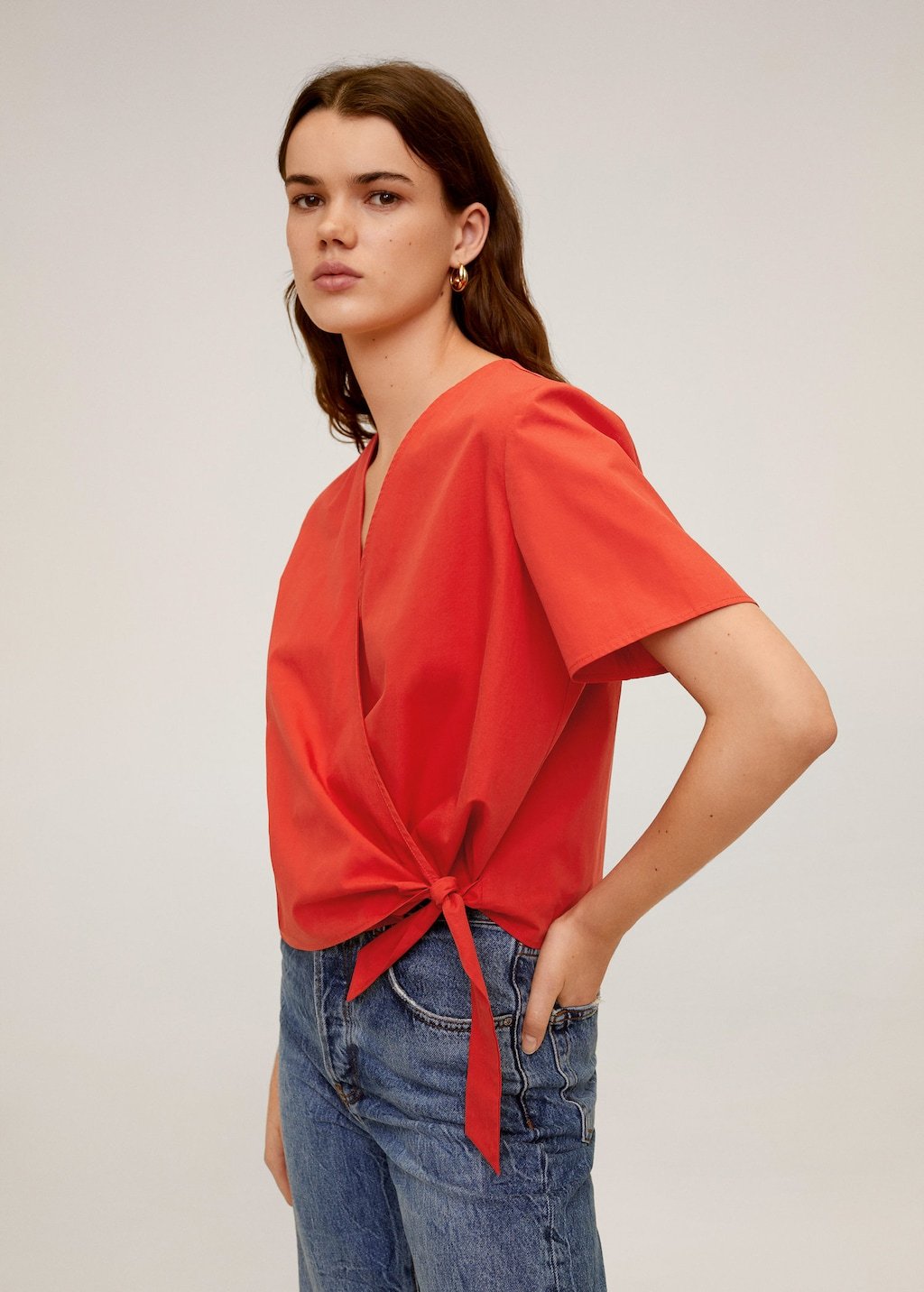 Cotton cross shirt