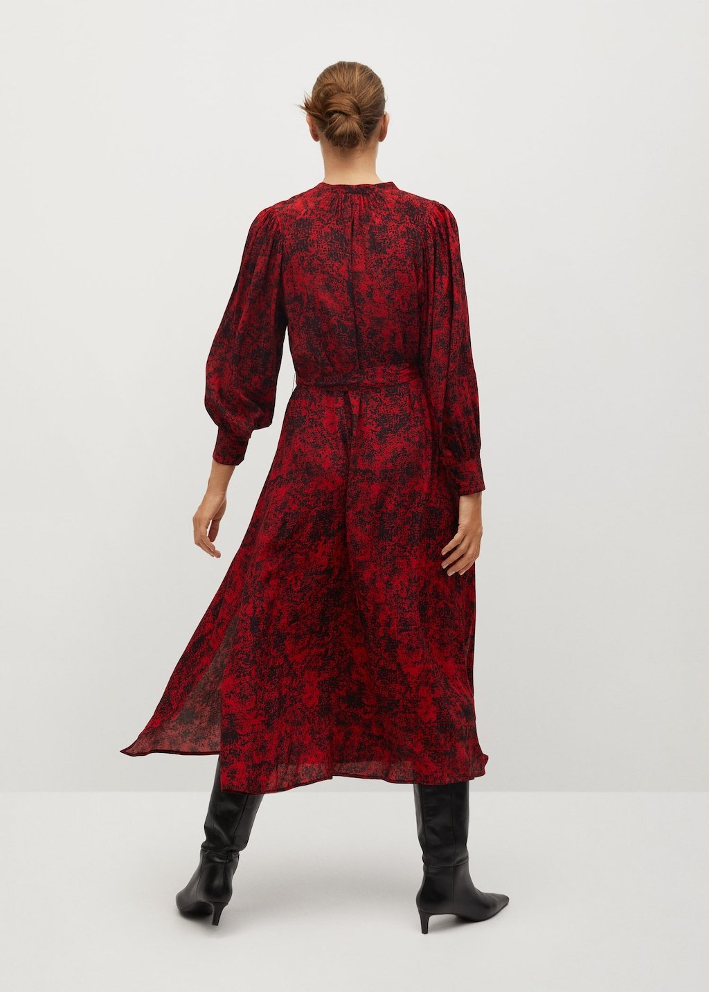 Flowy printed dress