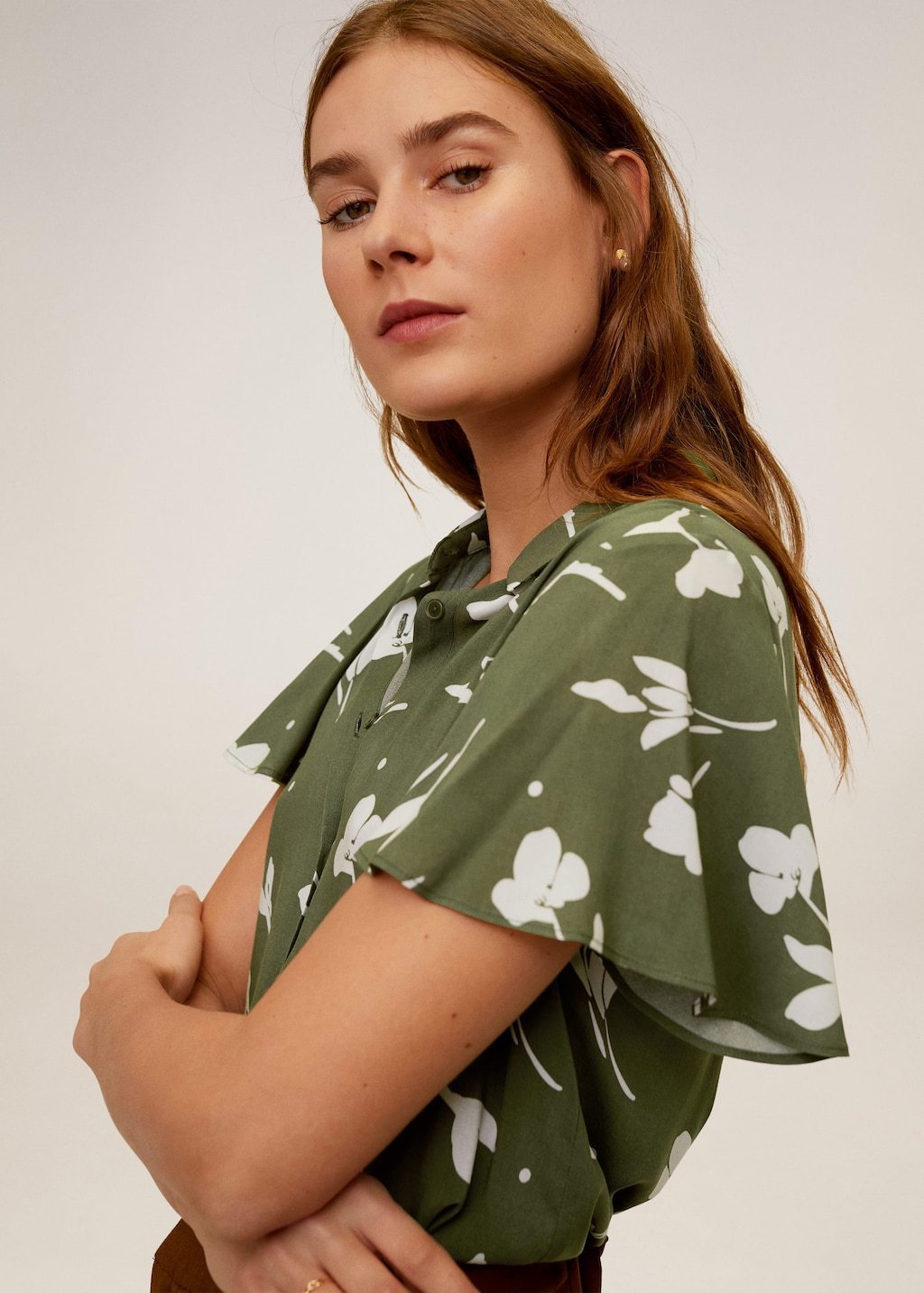 Floral print blouse
