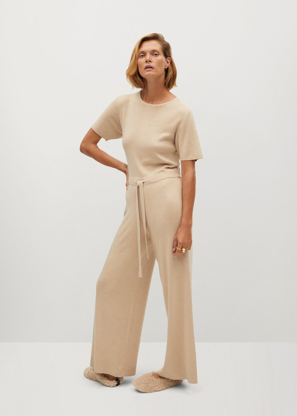 Long knit jumpsuit