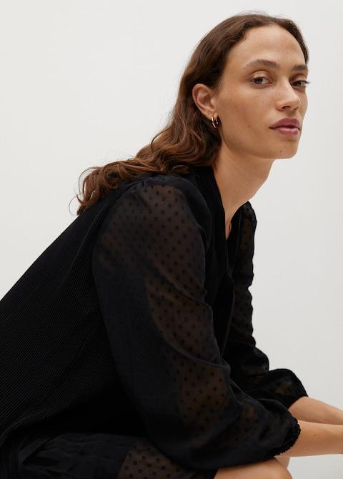 Flowy pleated dress