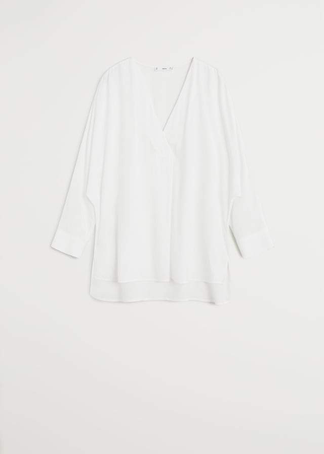 V-neck blouse
