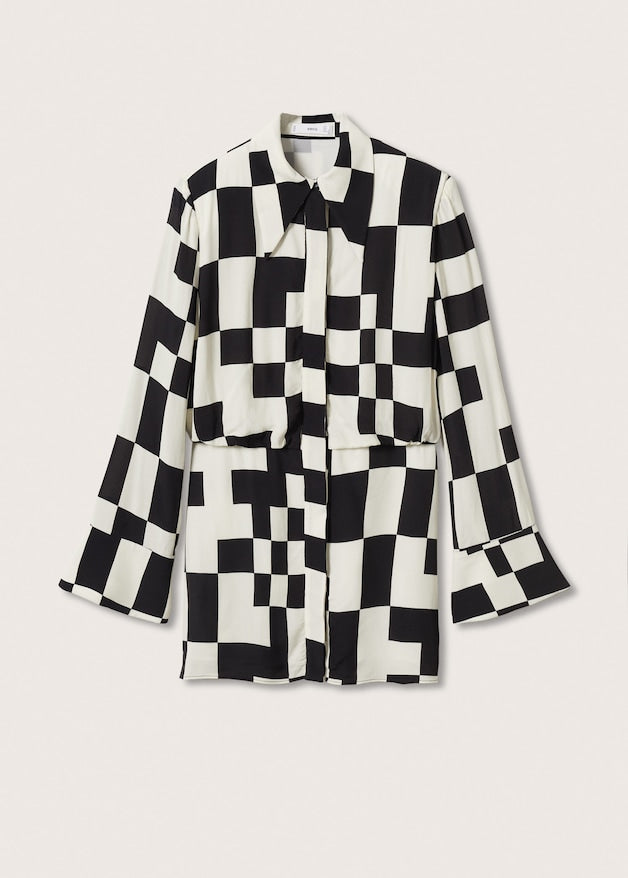 Button shirt dress