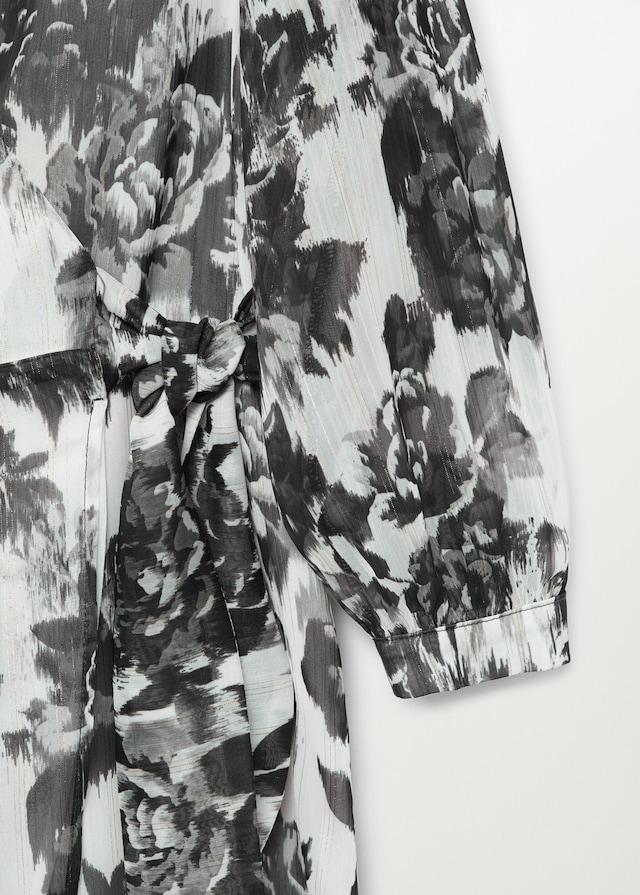 Flower print dress
