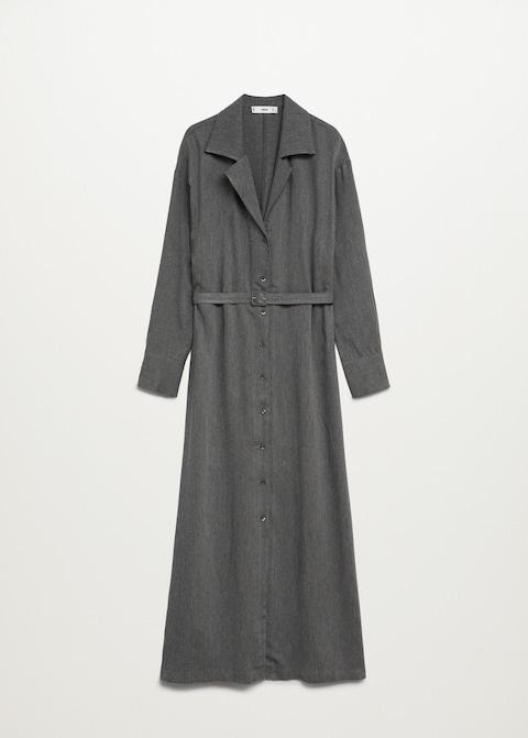 Belt shirt dress