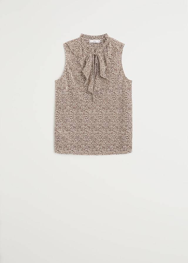 Ruffle pleated top