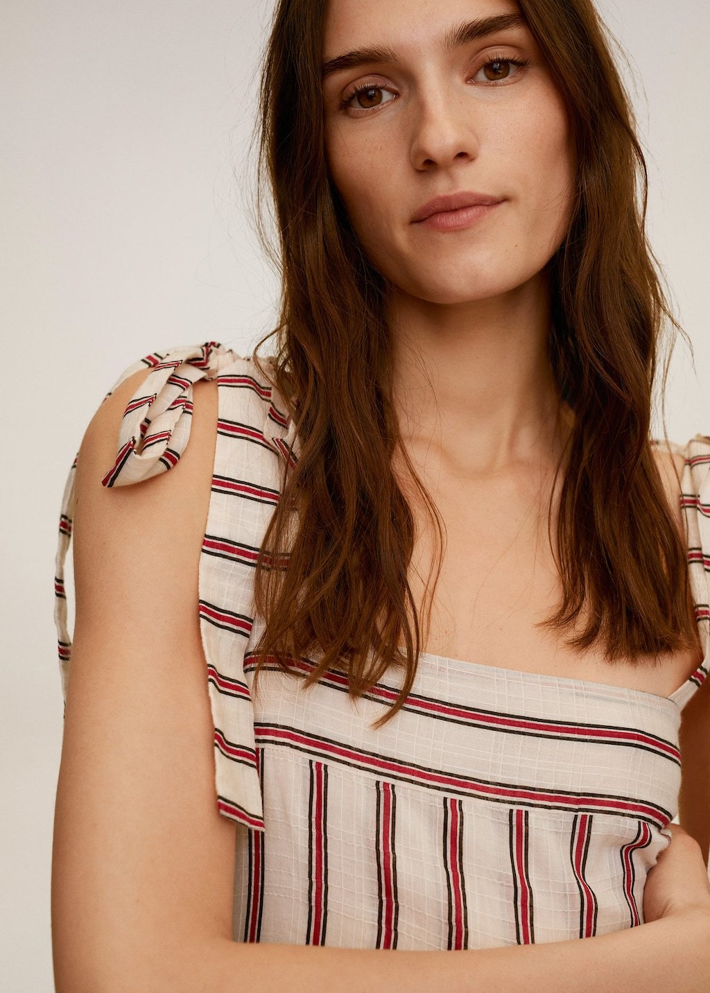 Striped long dress