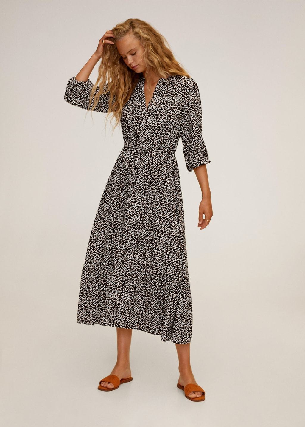 Floral print dress