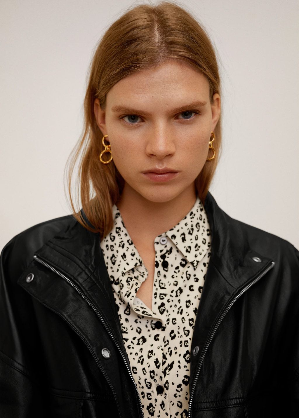 Printed flowy shirt