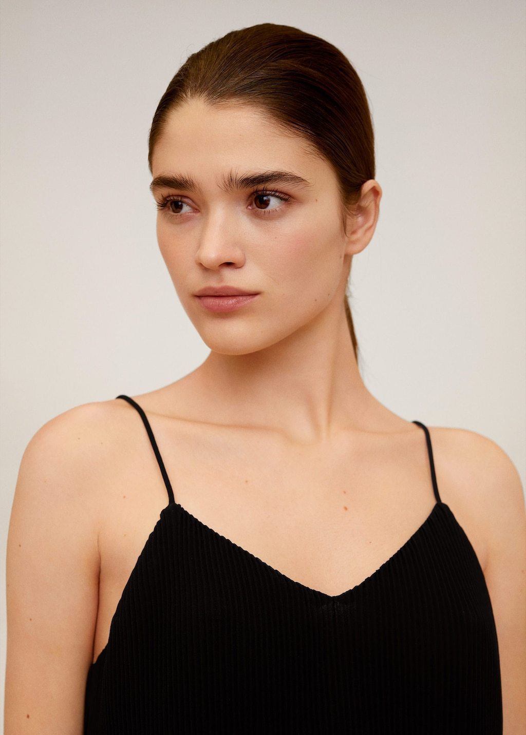 Ruffle pleated top