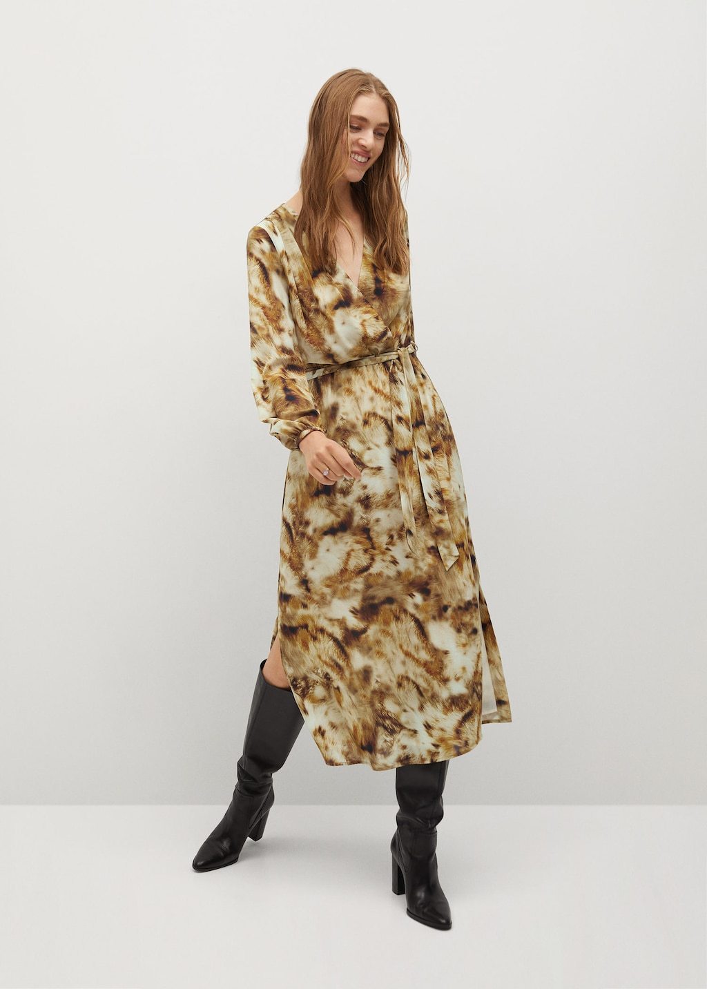 Animal print dress