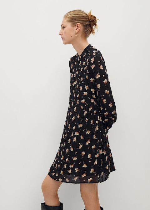 Flowy printed dress