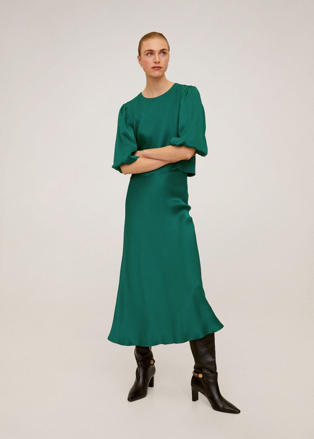 Puff sleeve top